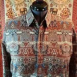 Mori Klasik Batik & Tenun  Indonesian Men's Shirt